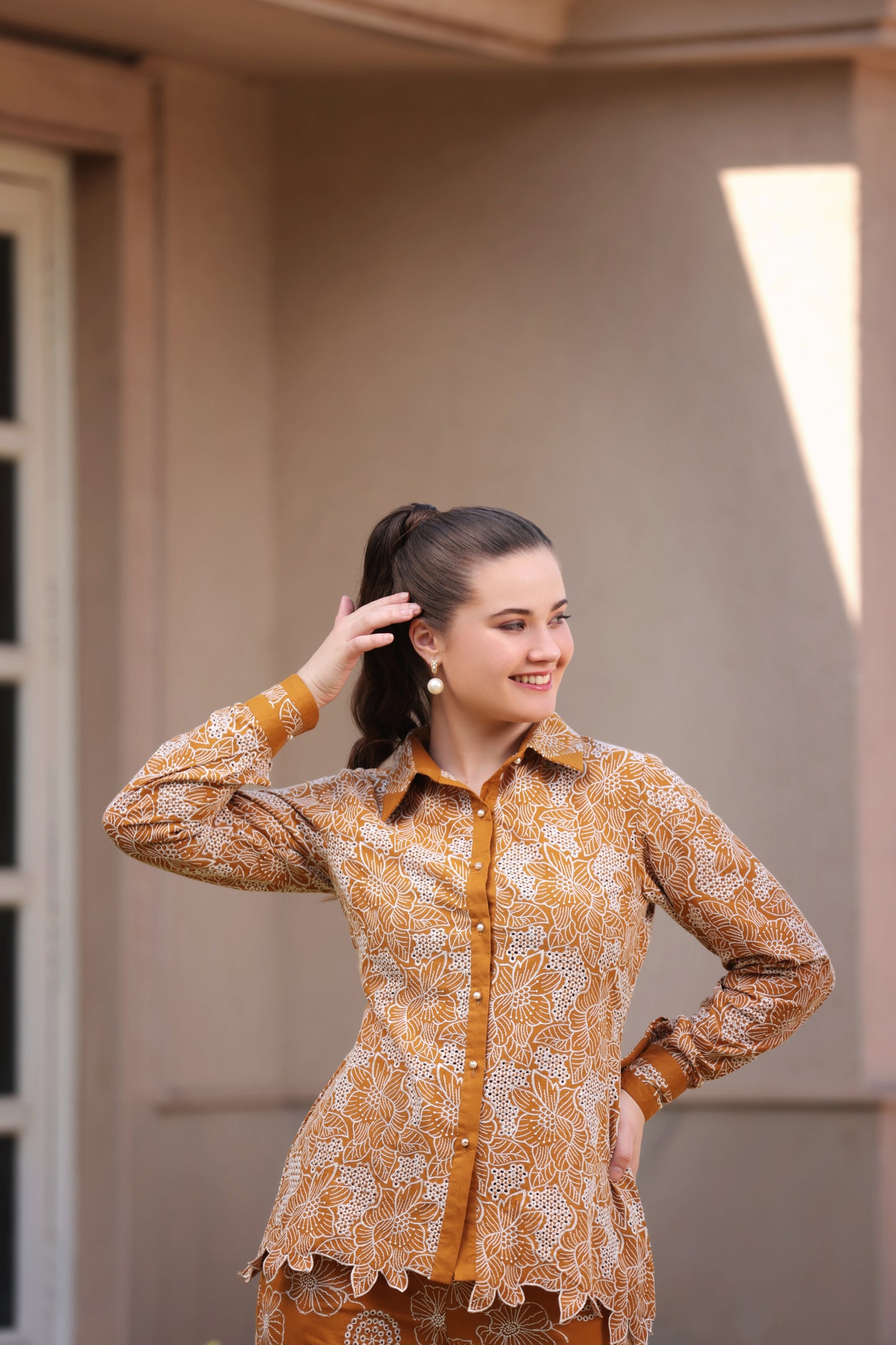 Mustard co-ord set