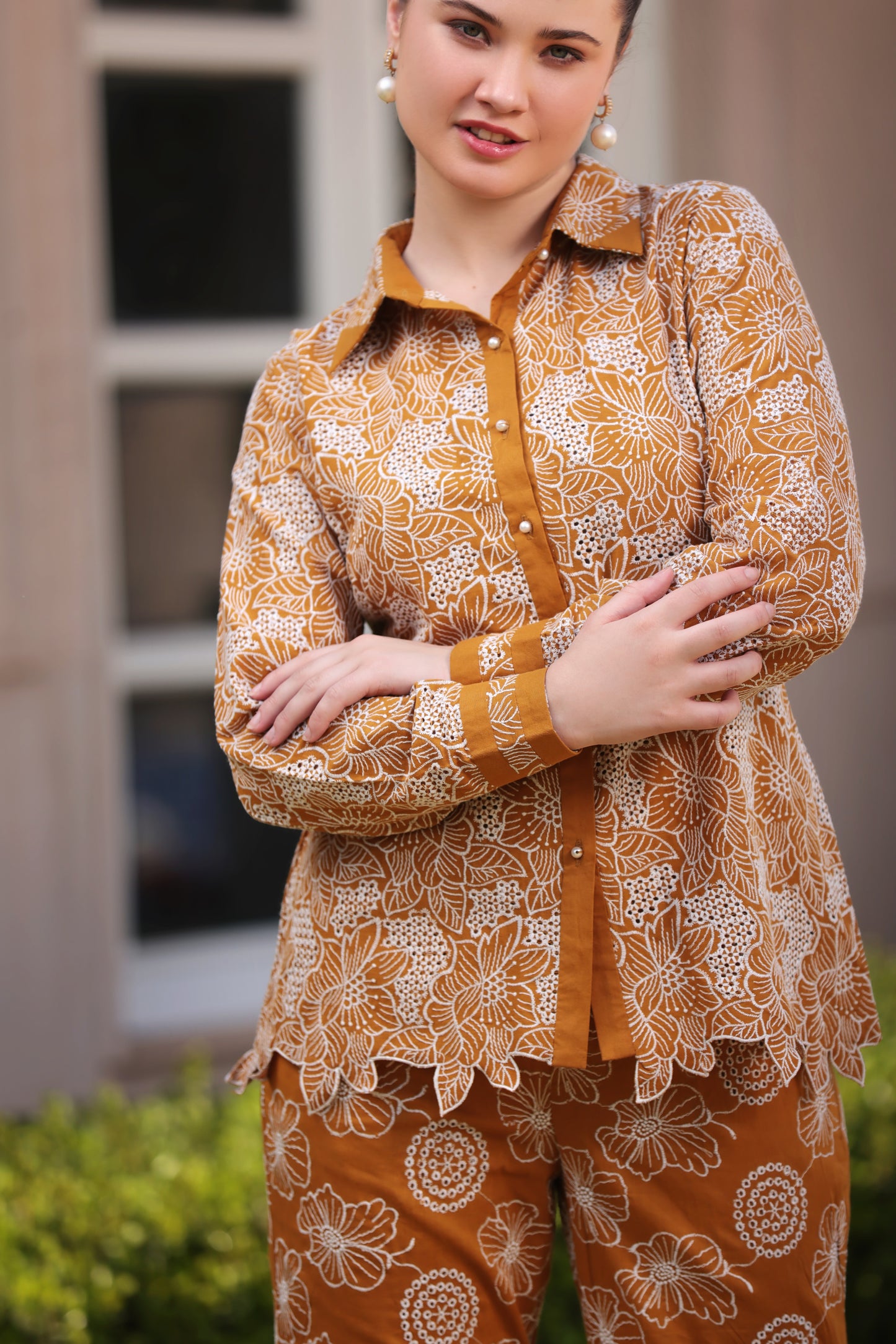 Mustard co-ord set