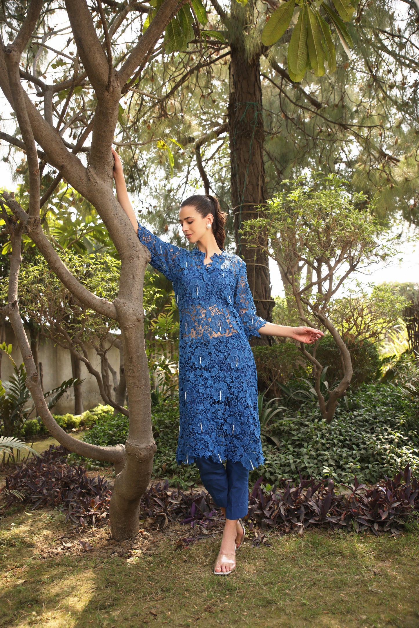 Anahat Co-ord Set Green