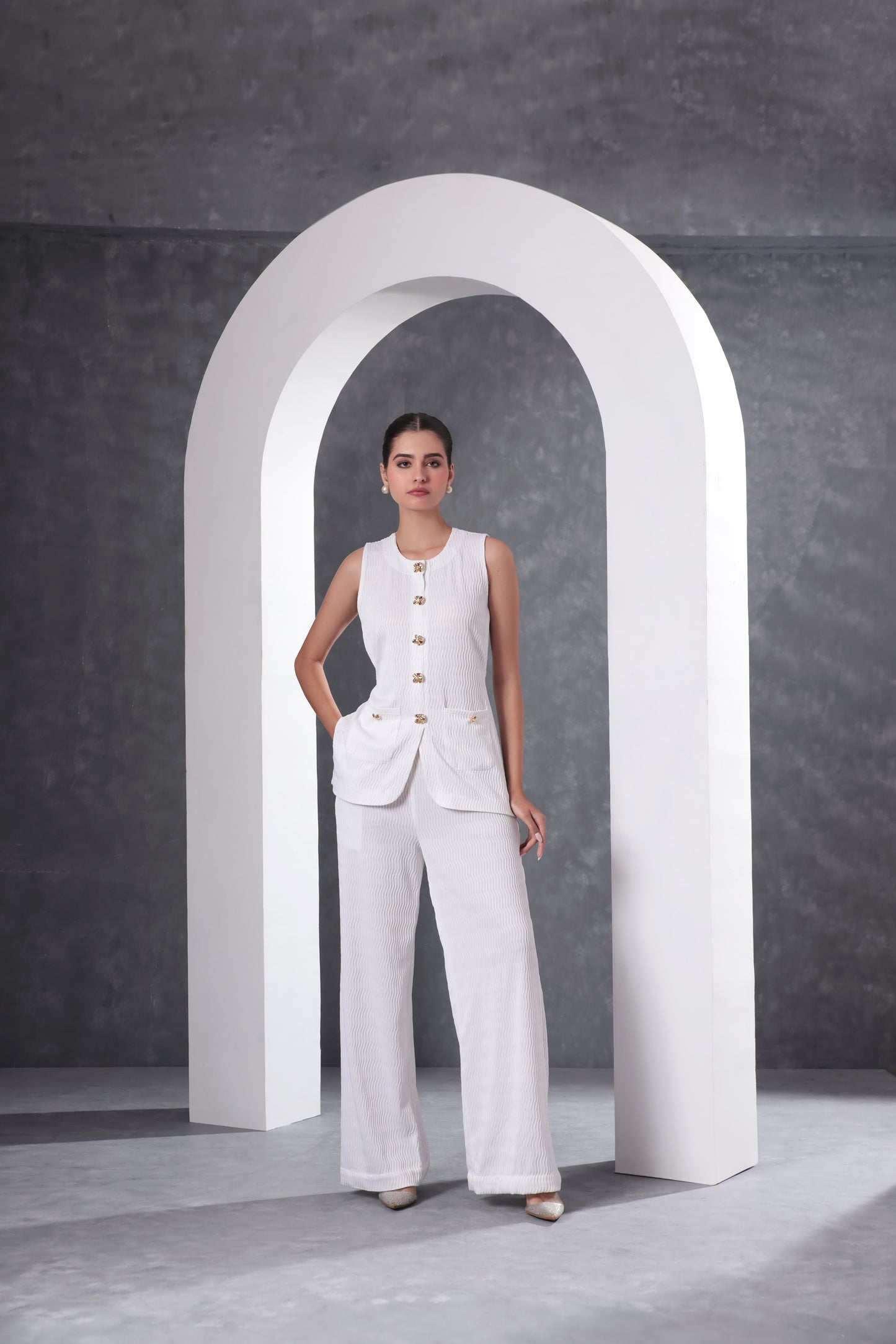 Vanilla Arc Co-ord Top