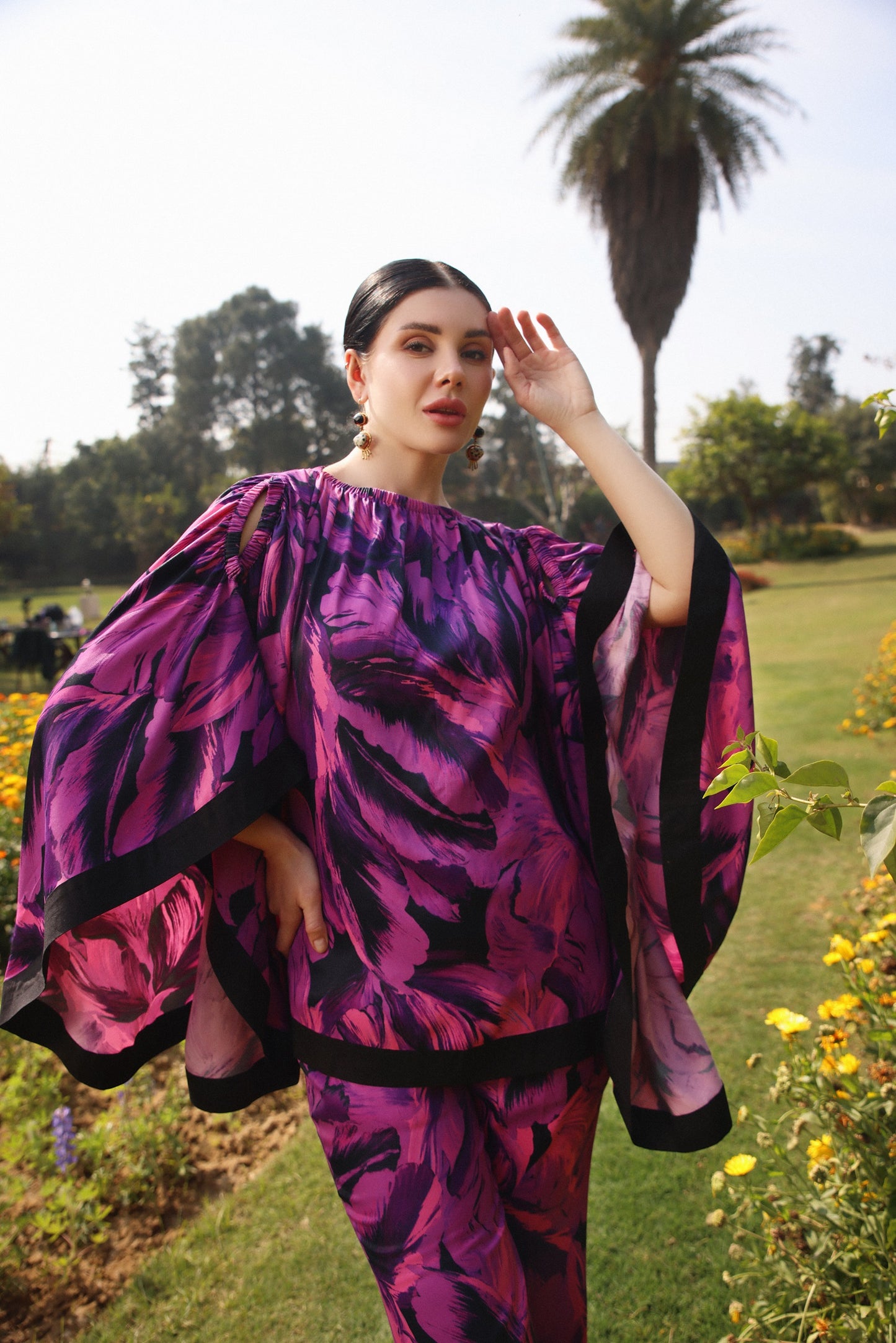 Tyrian Kaftan Top