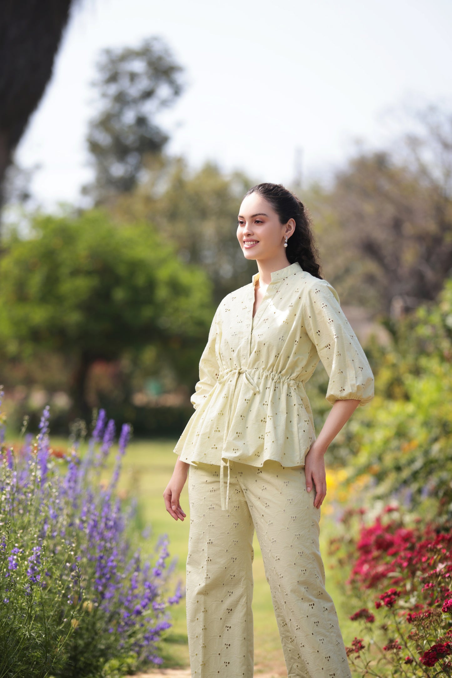 Lemon Elegance Co-ord Top