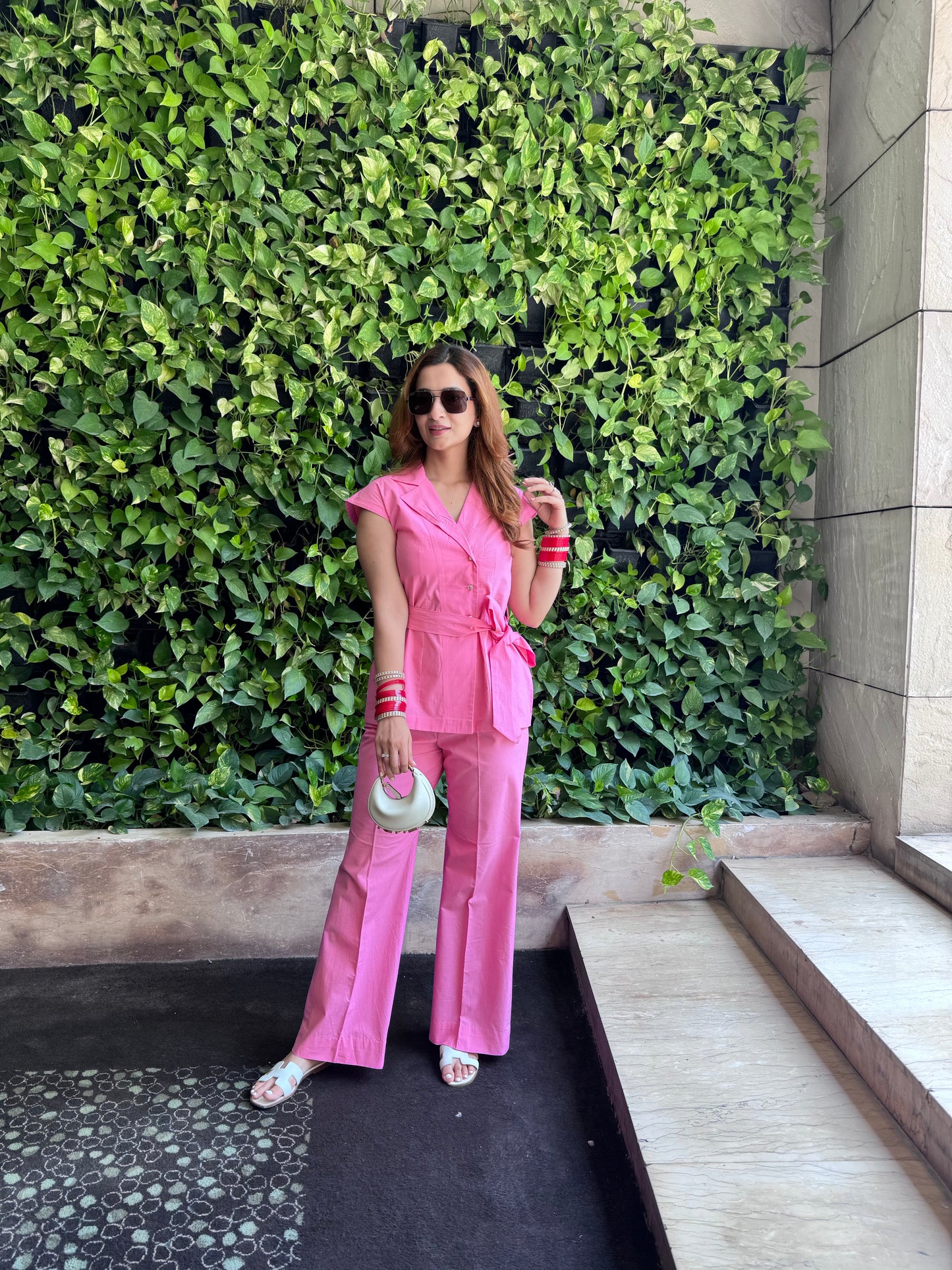 Hot Pink Elevated Co-ord Set