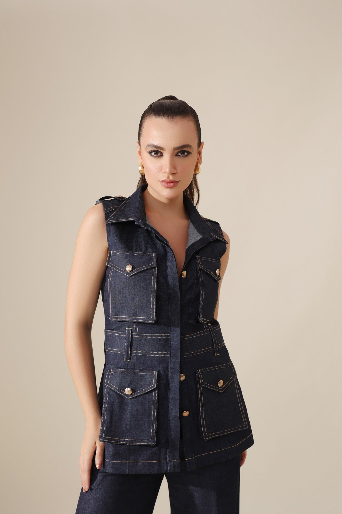 Cool Blue Denim co-ord set