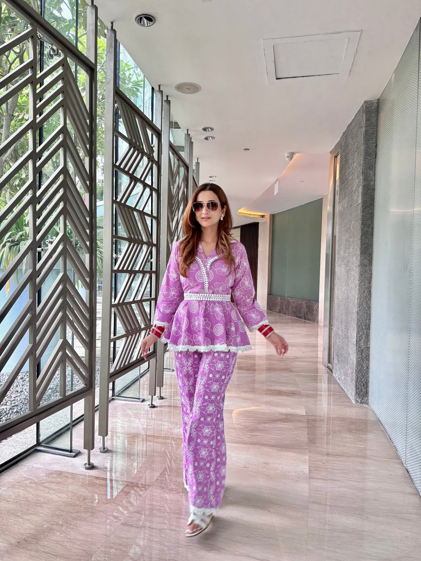 Lavender Grace Co-ord Top