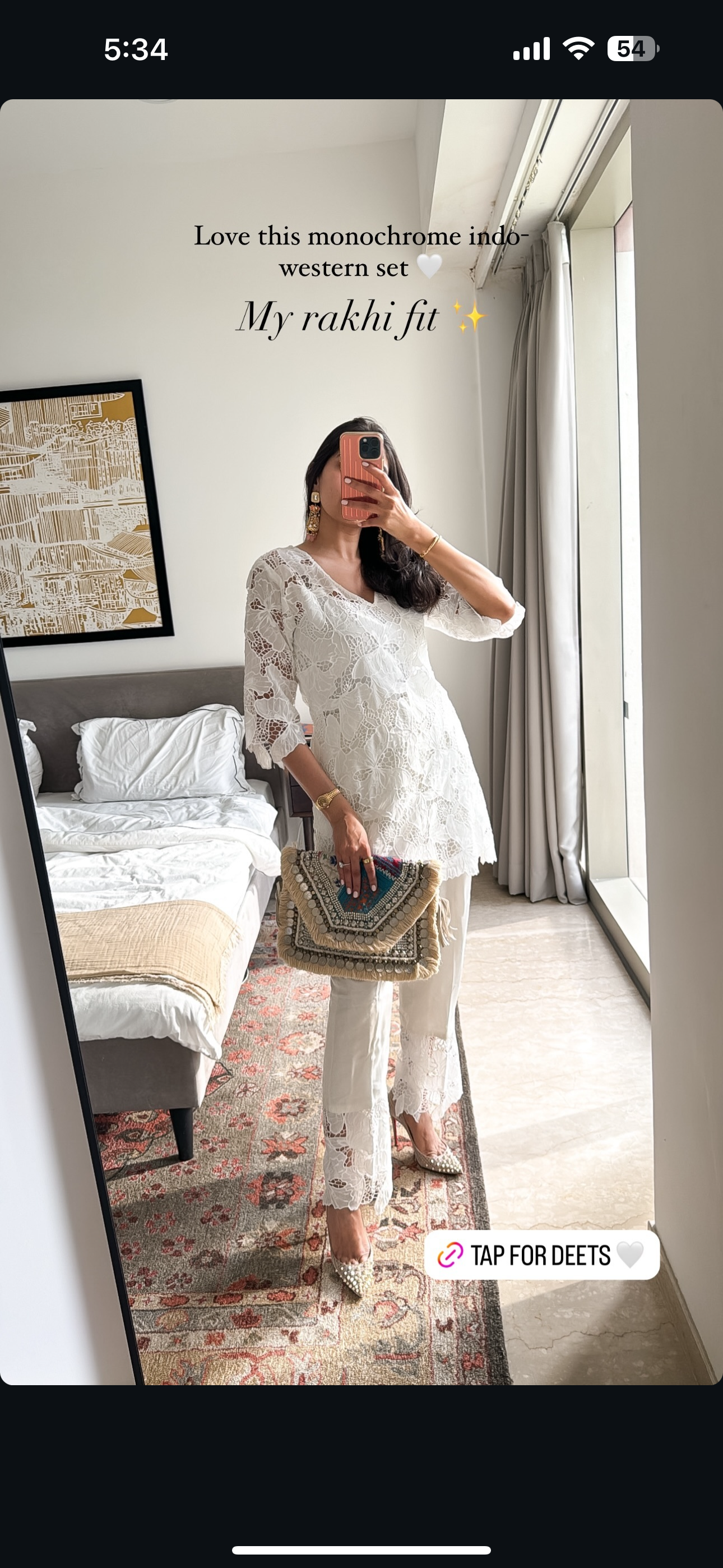 Ivy lace Indowestern set