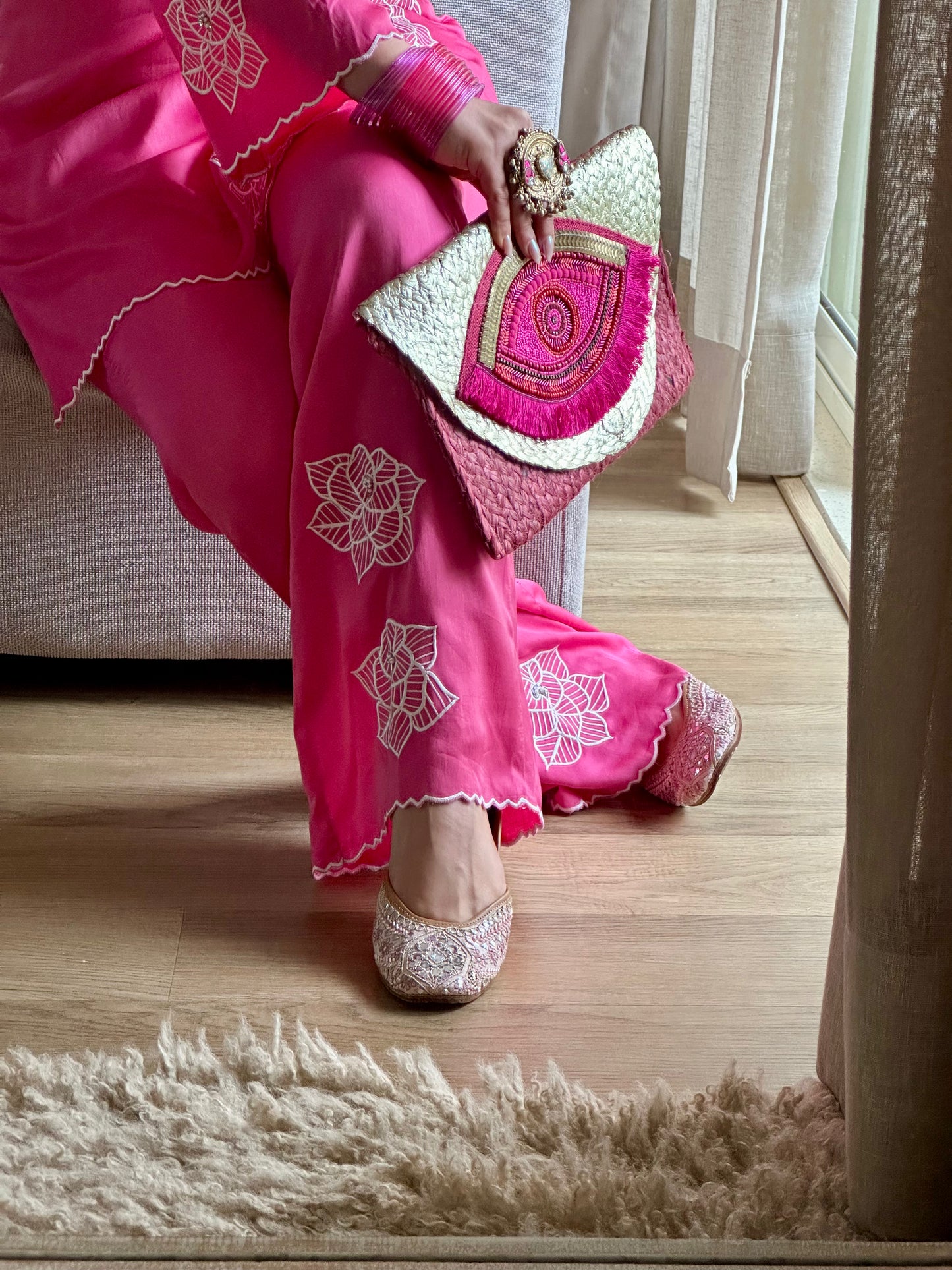 Rose Embroidered set