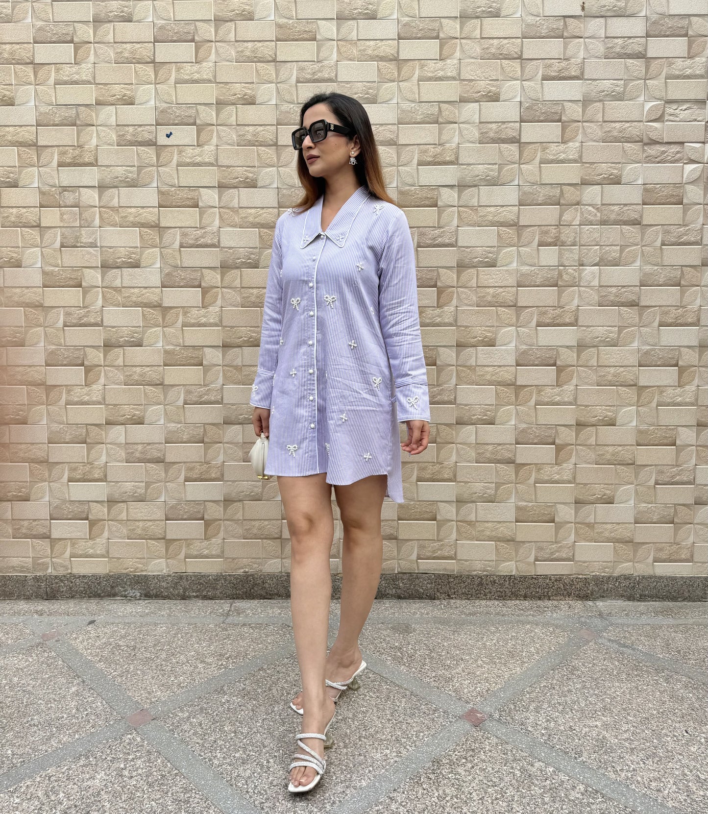 Lila Shirt Dress