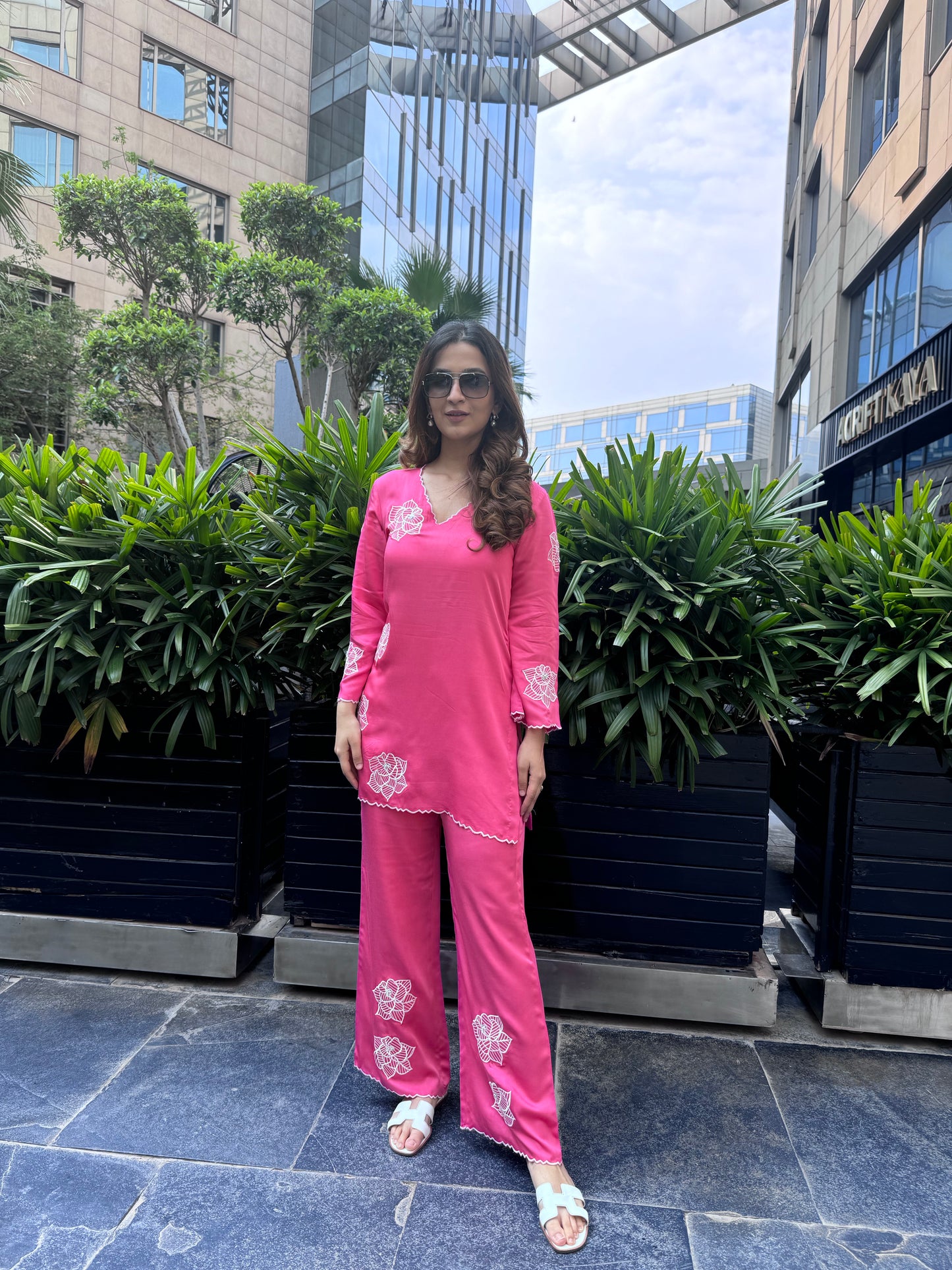 Rose Embroidered set