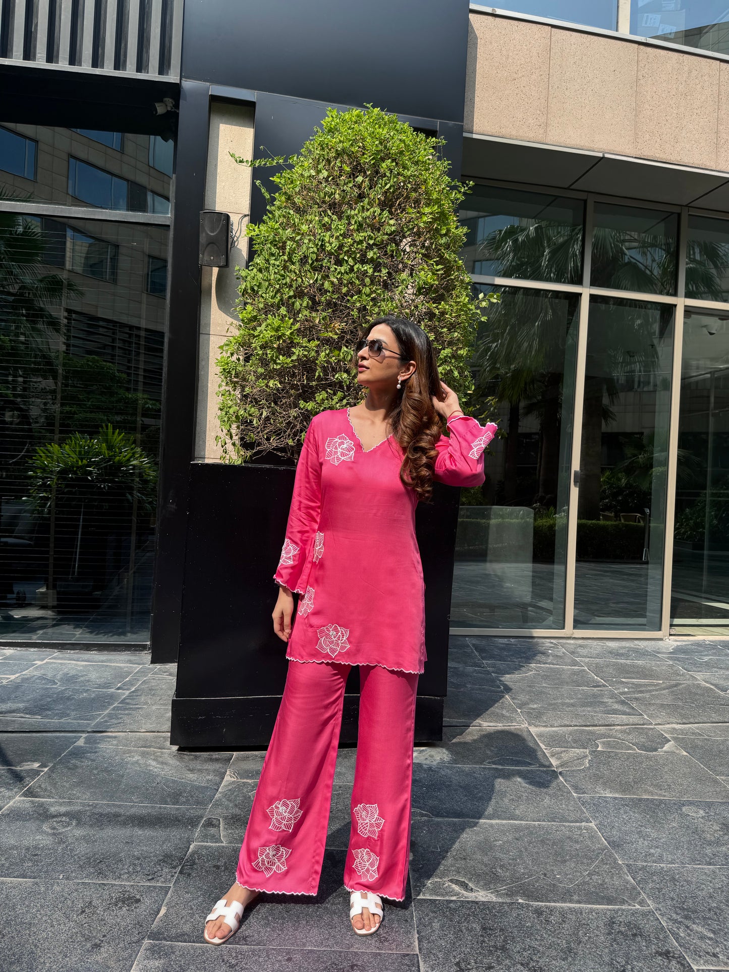 Rose Embroidered set