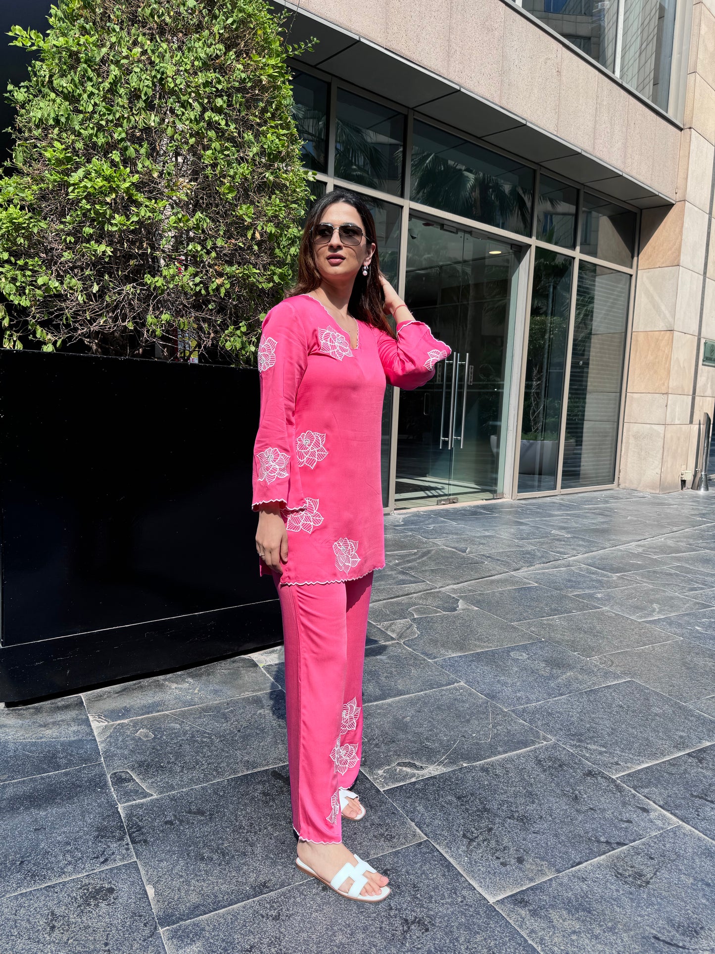 Rose Embroidered set