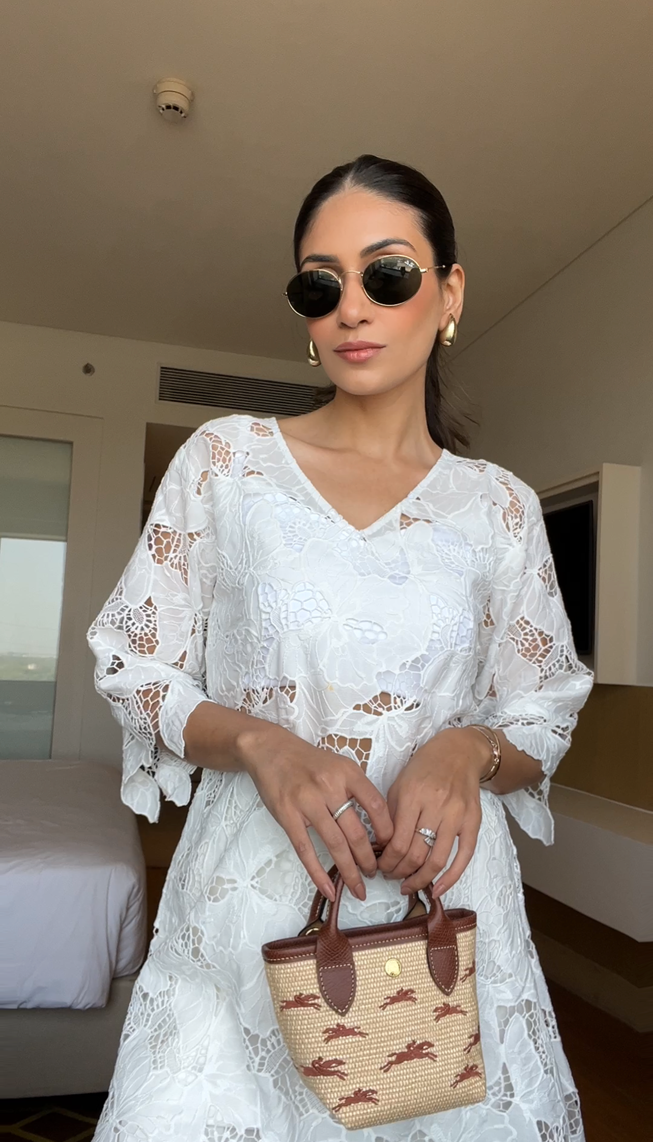 Ivy lace Indowestern set