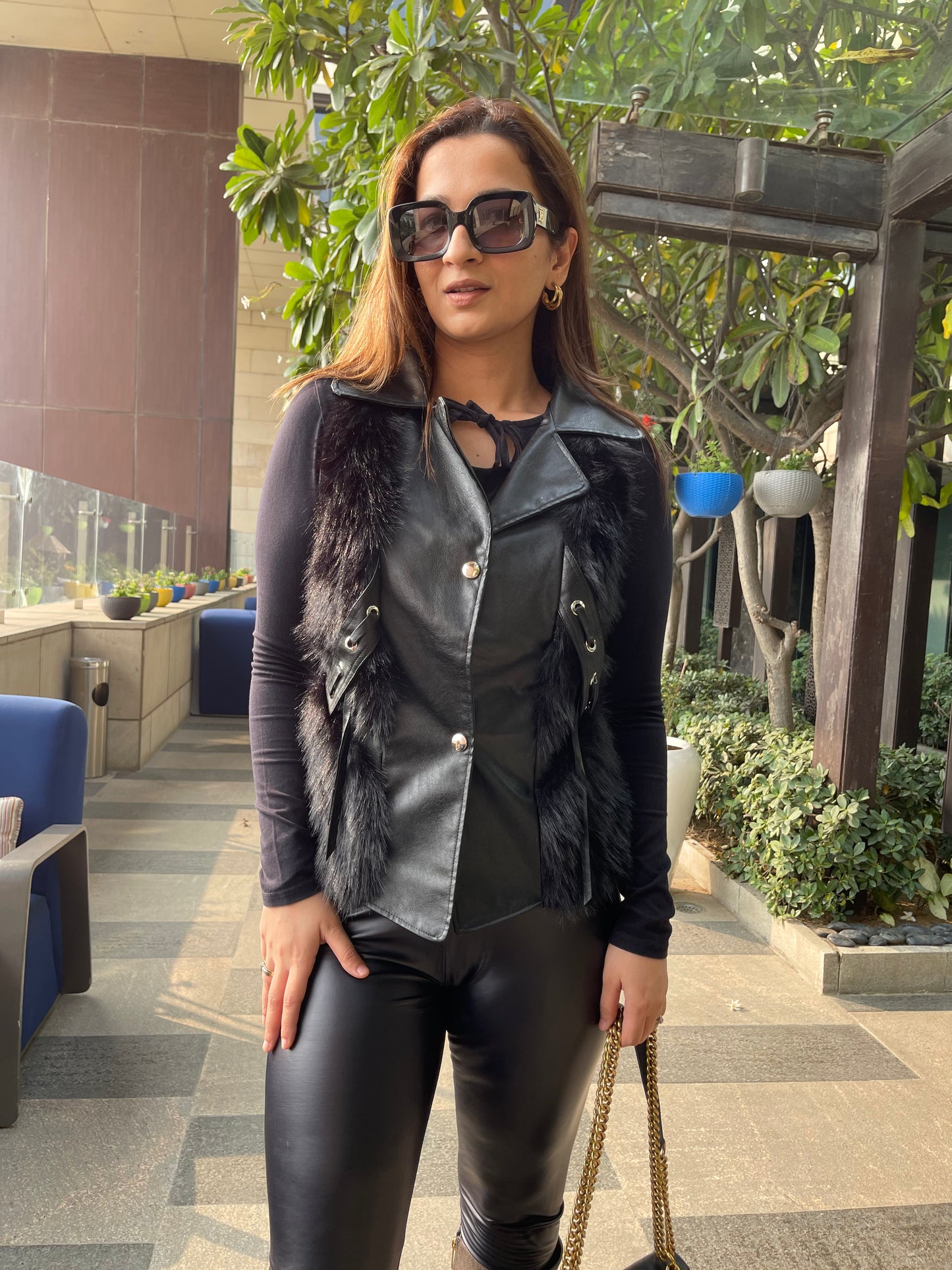 San fran vest jacket (Black)