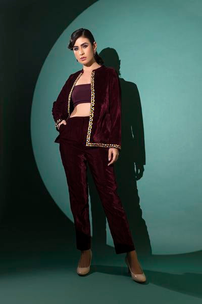 Vinous Co-ord Set