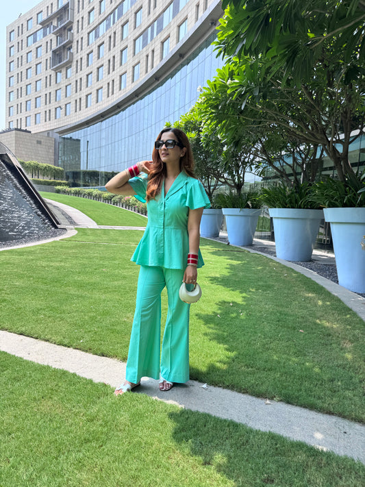 Mint Green Elevated Co-ord