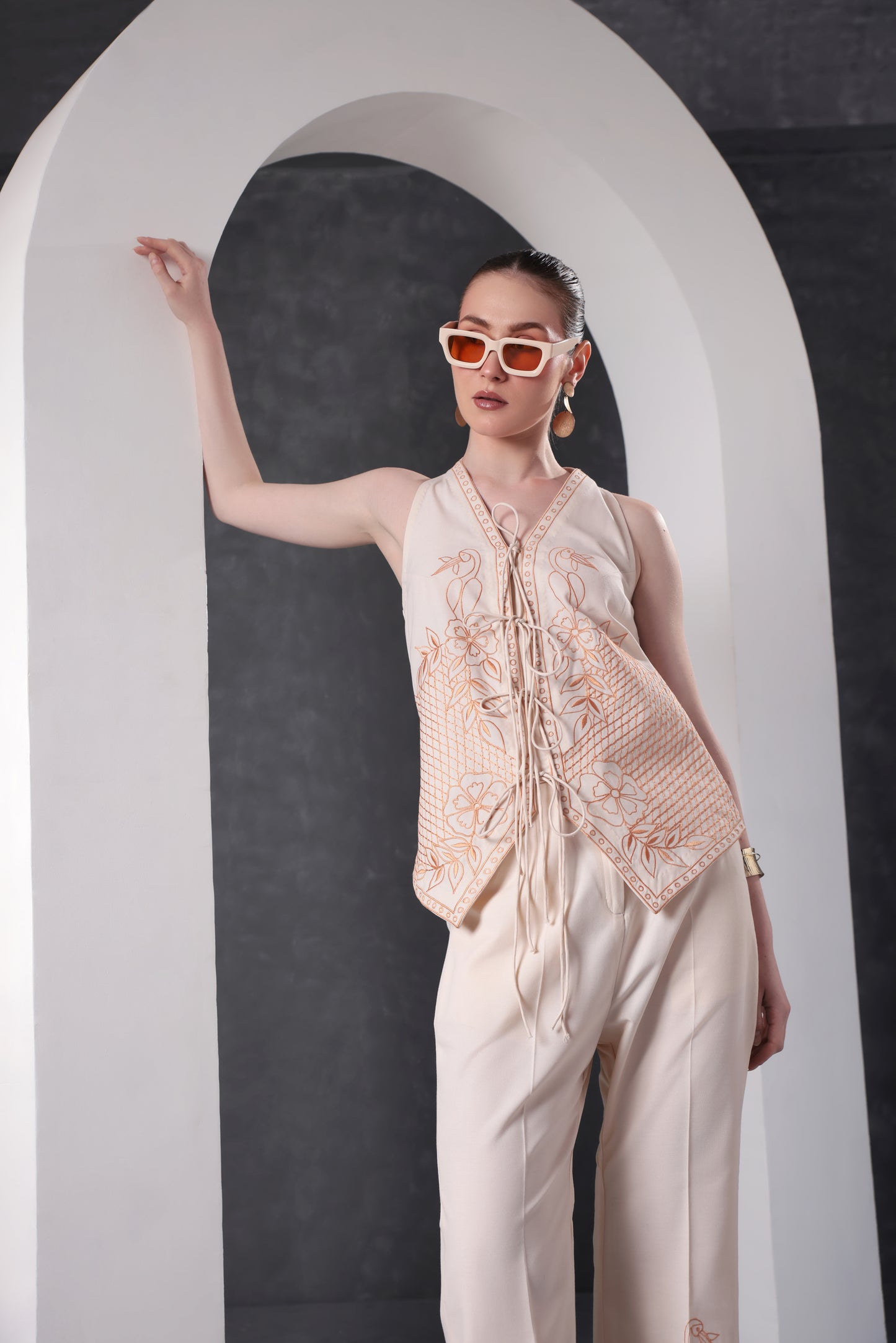 Ember Embroidered Top