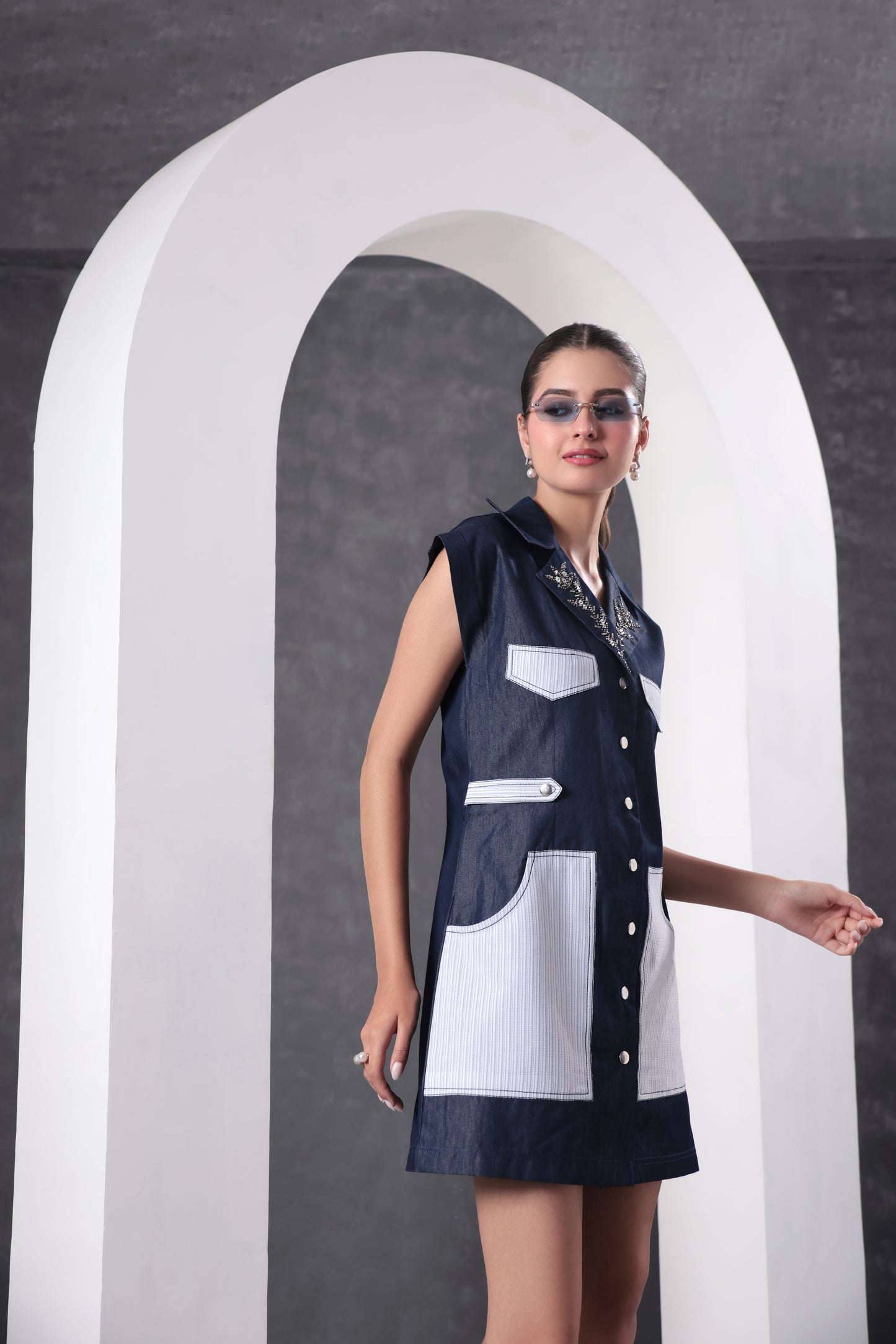 Indigo Muse Denim Shirt Dress