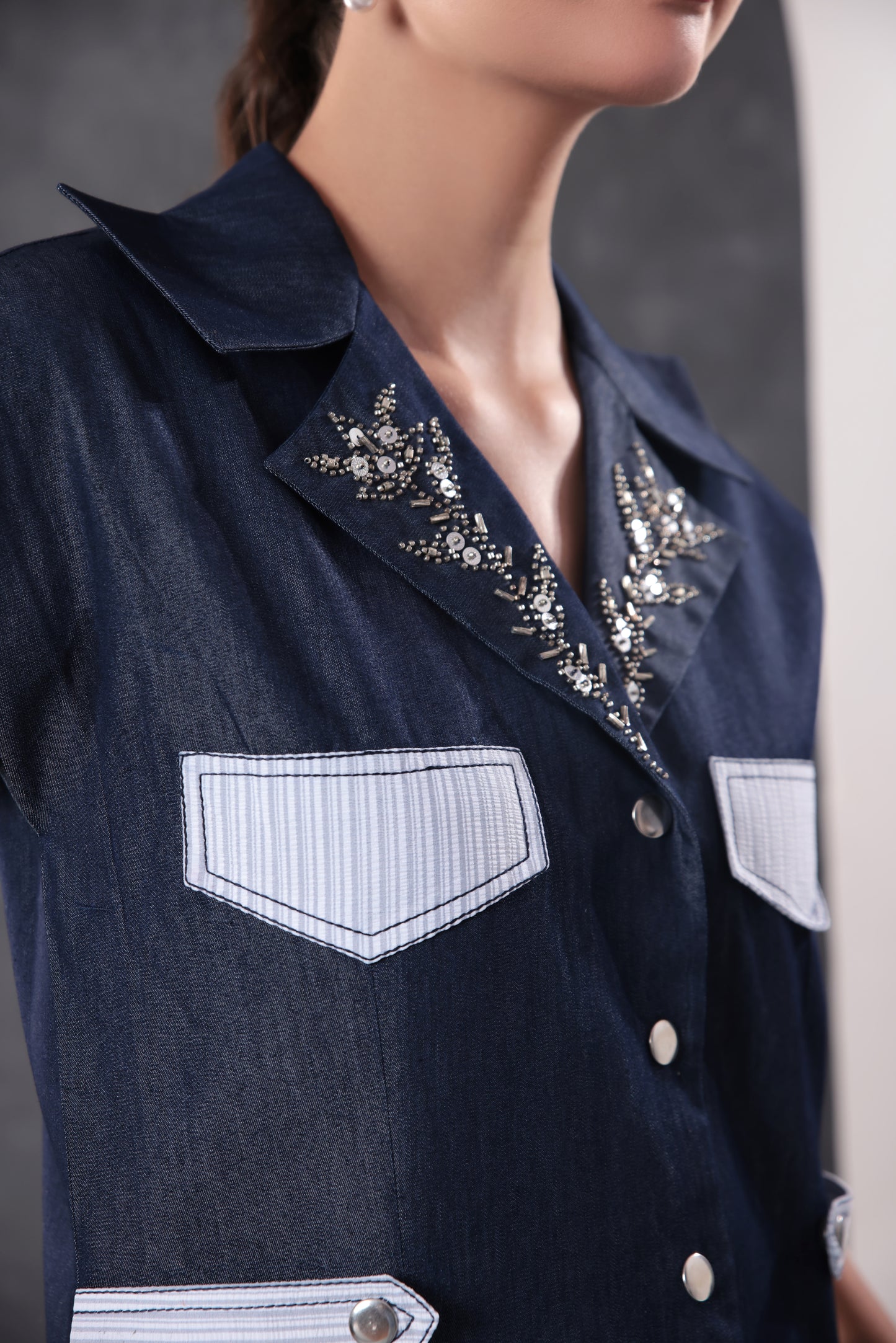 Indigo Muse Denim Shirt Dress