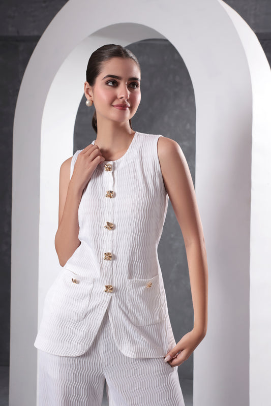 Vanilla Arc Co-ord Top