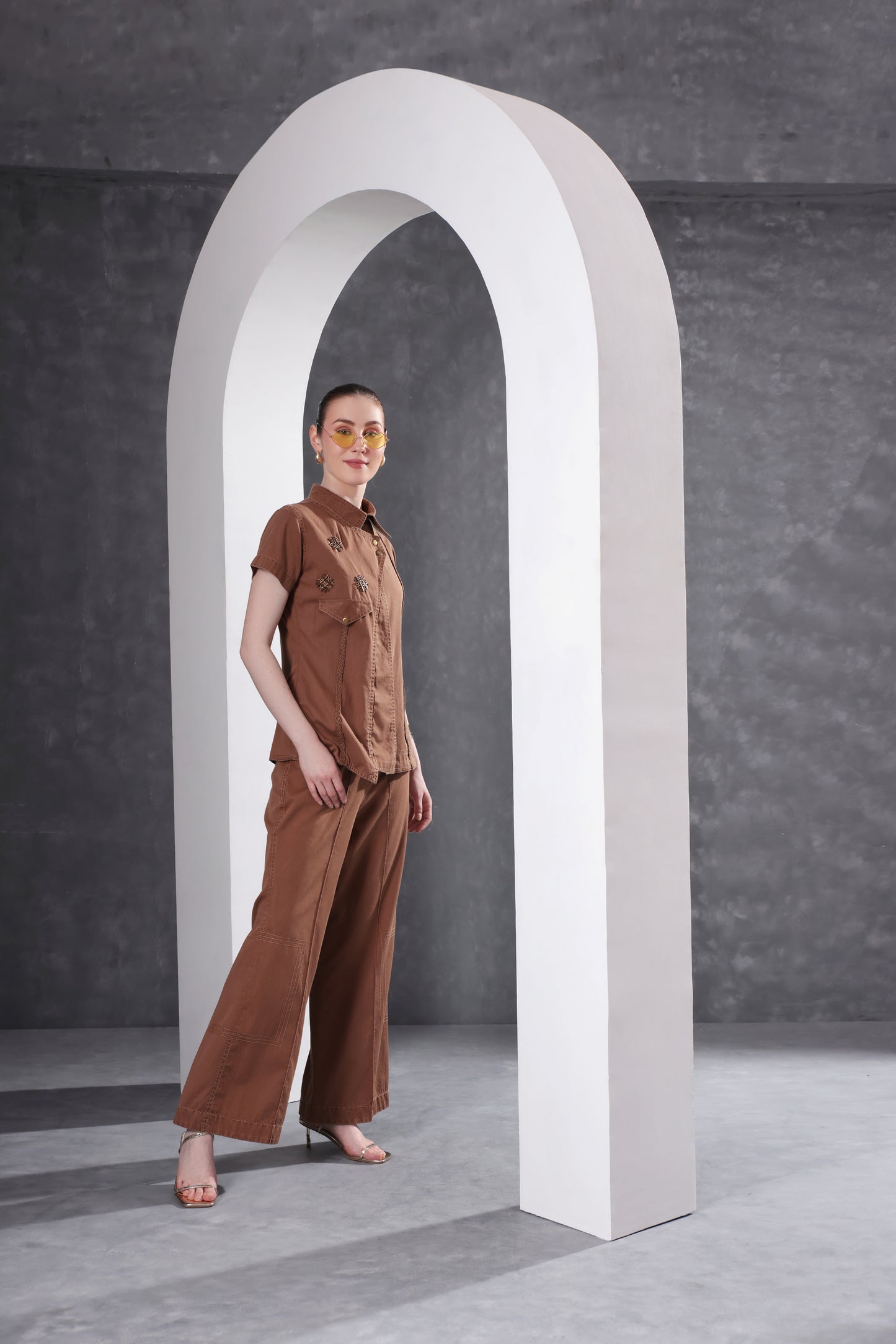 Washed Mocha Co-ord Set