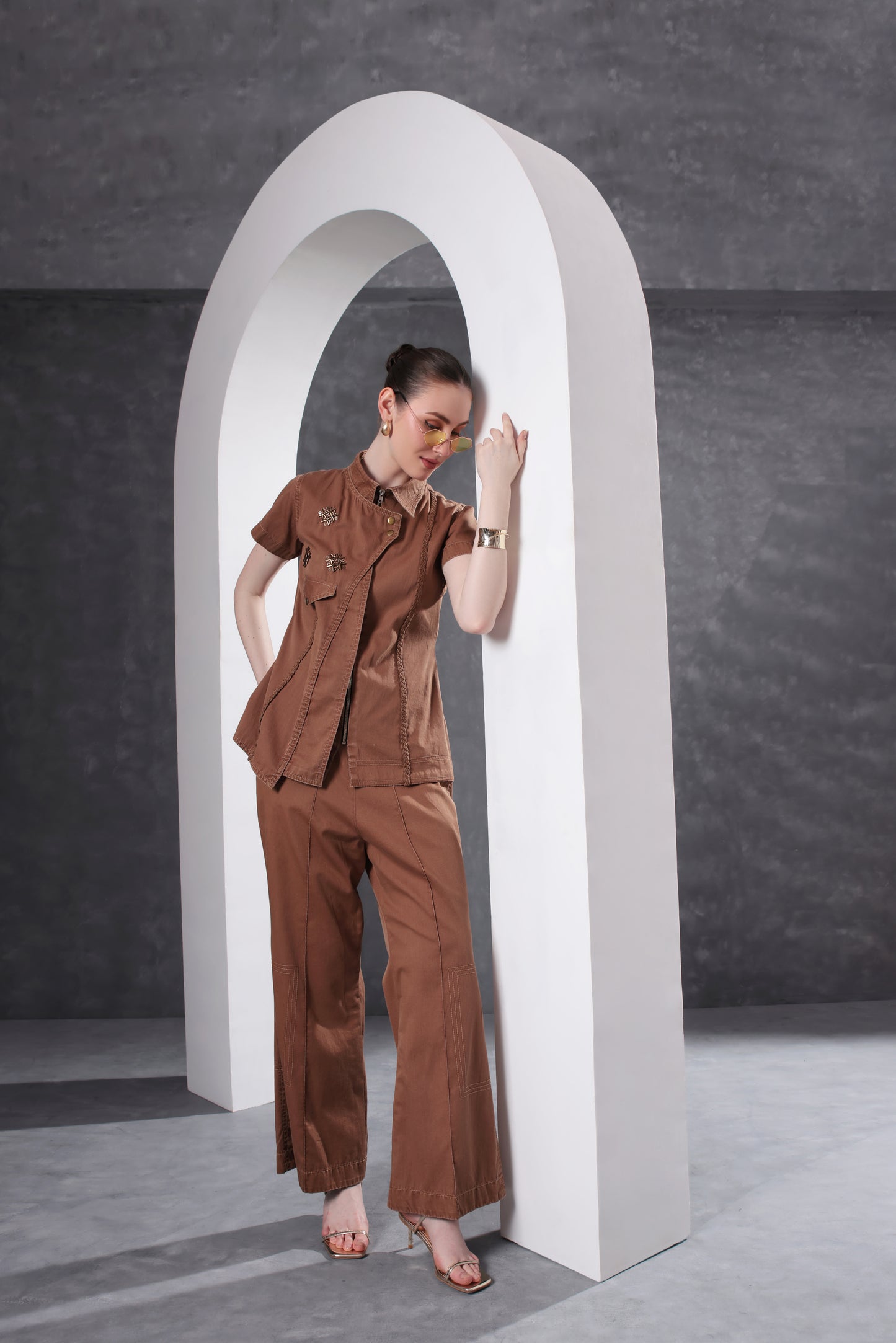 Washed Mocha Co-ord Set