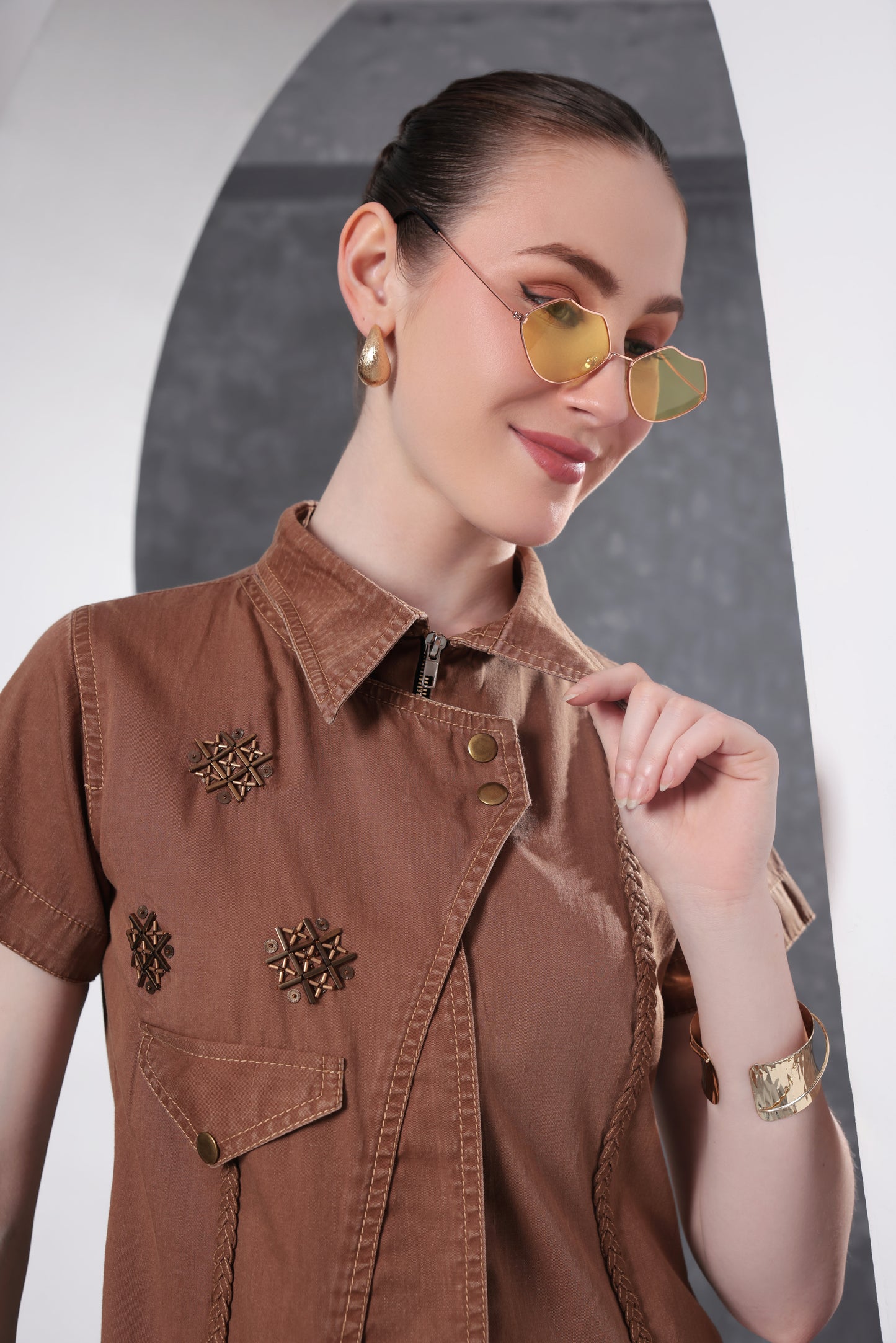 Washed Mocha Co-ord Set
