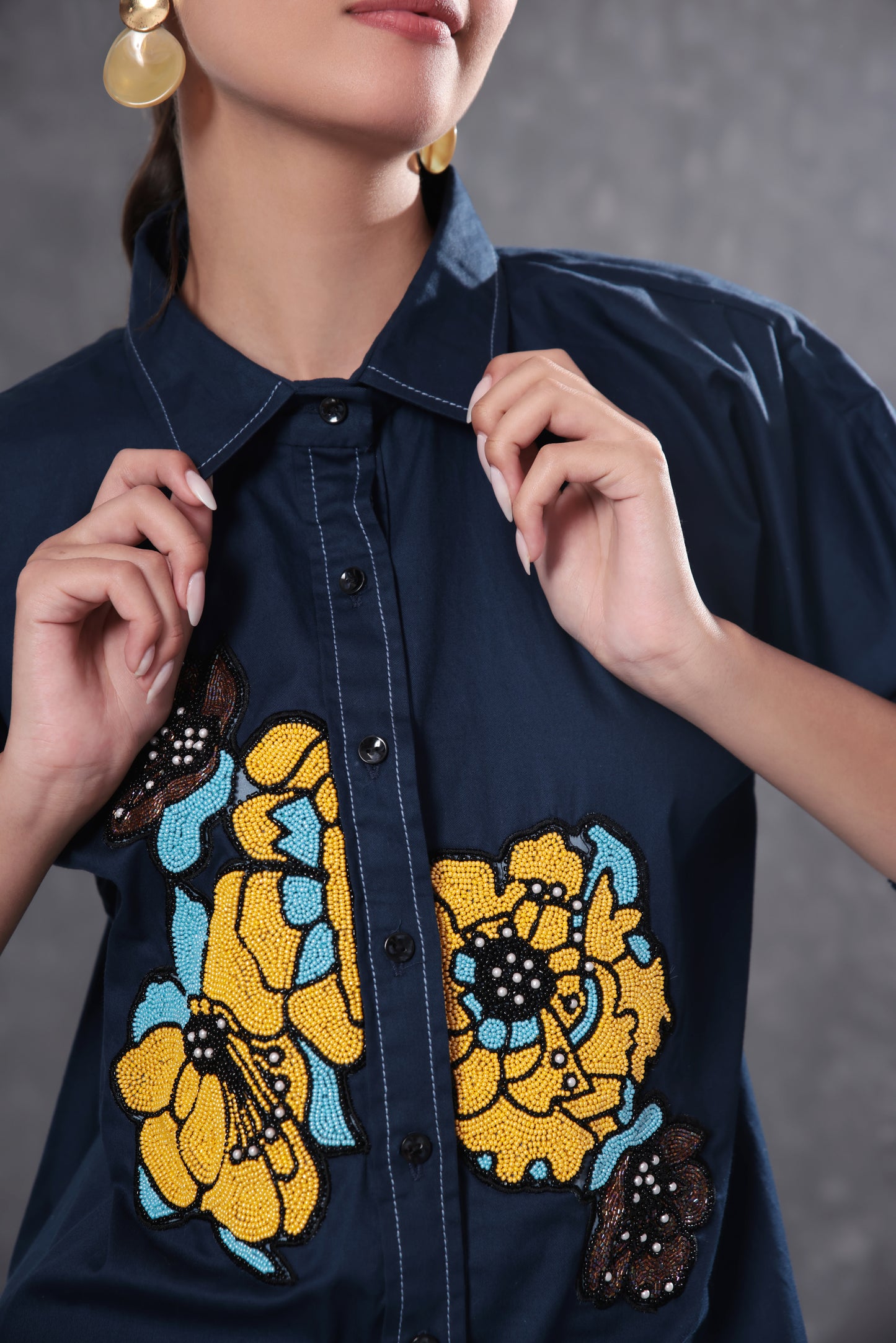 Celeste Embroidered Top