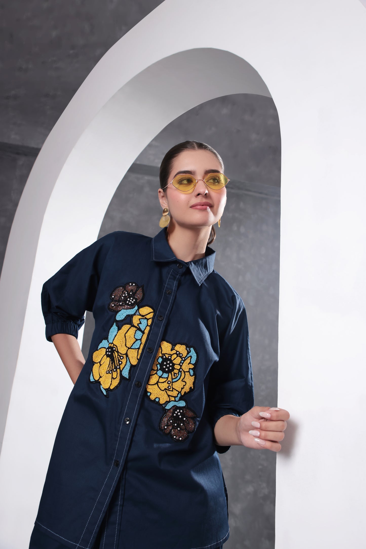 Celeste Embroidered Top