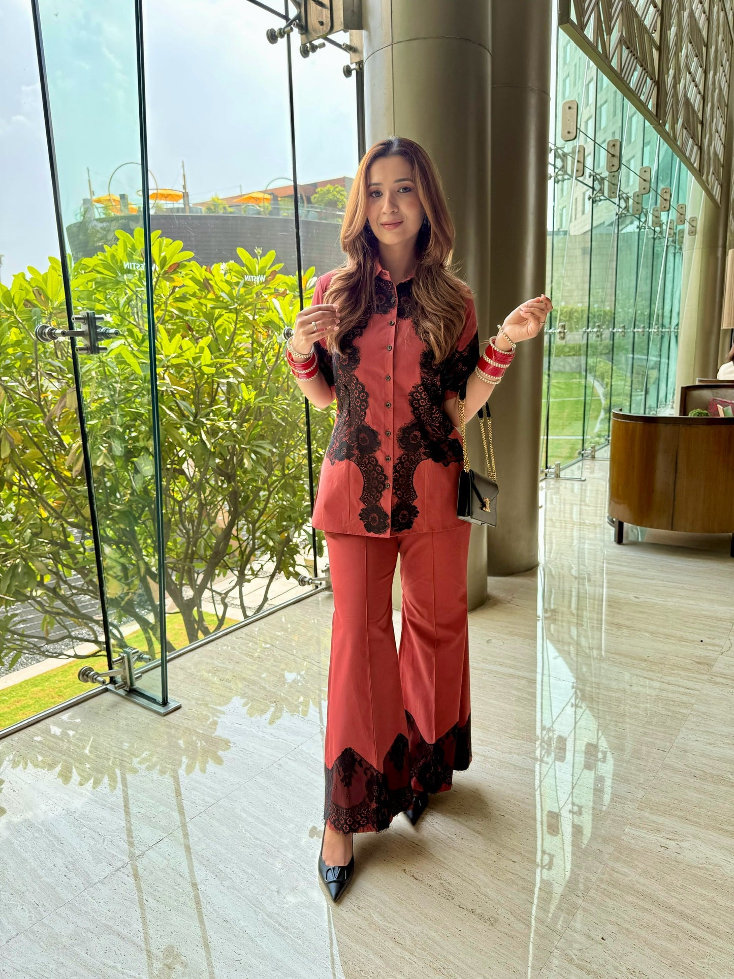 Applique Lace Co-Ord Set