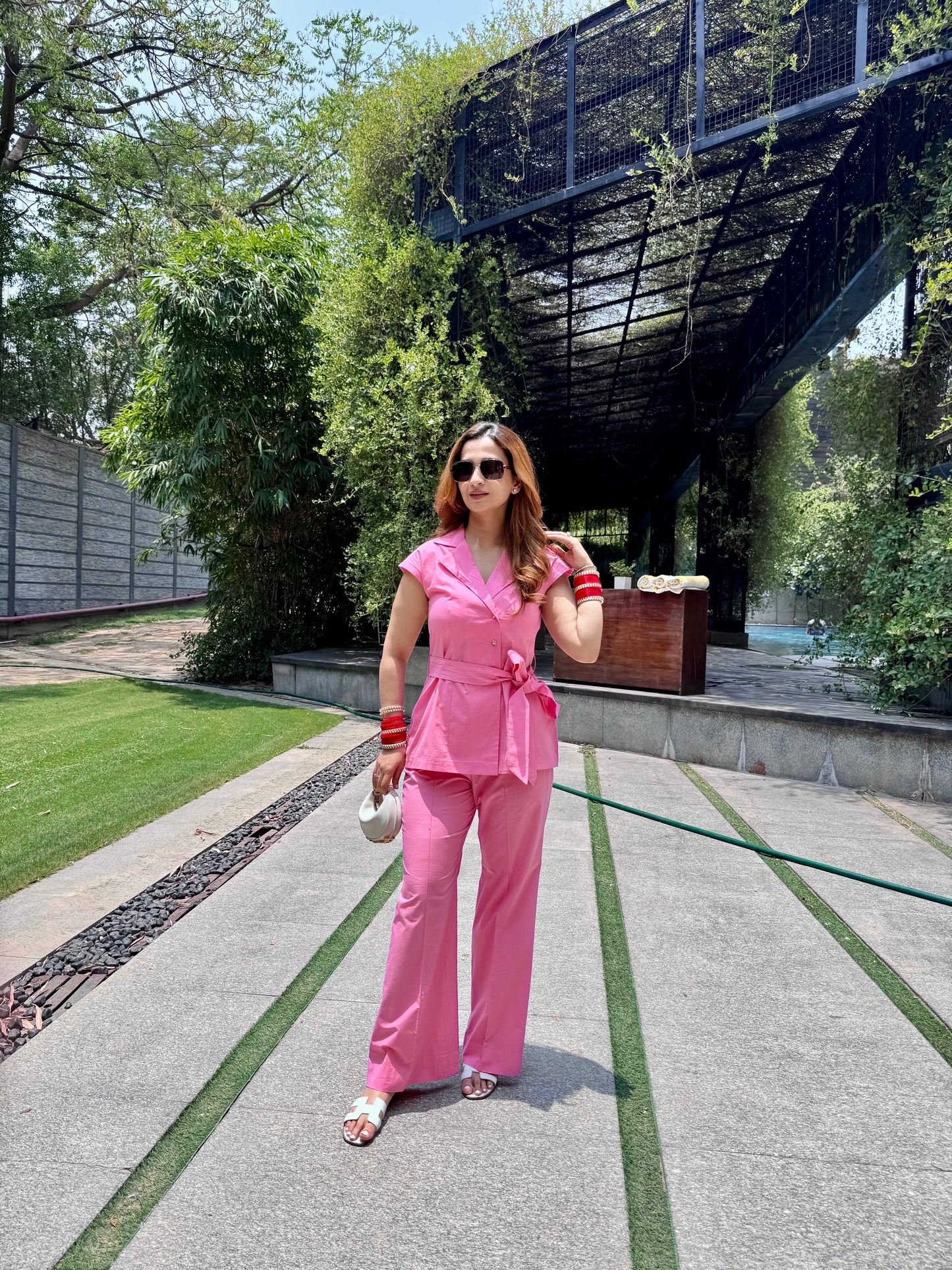 Hot Pink Elevated Co-ord Set