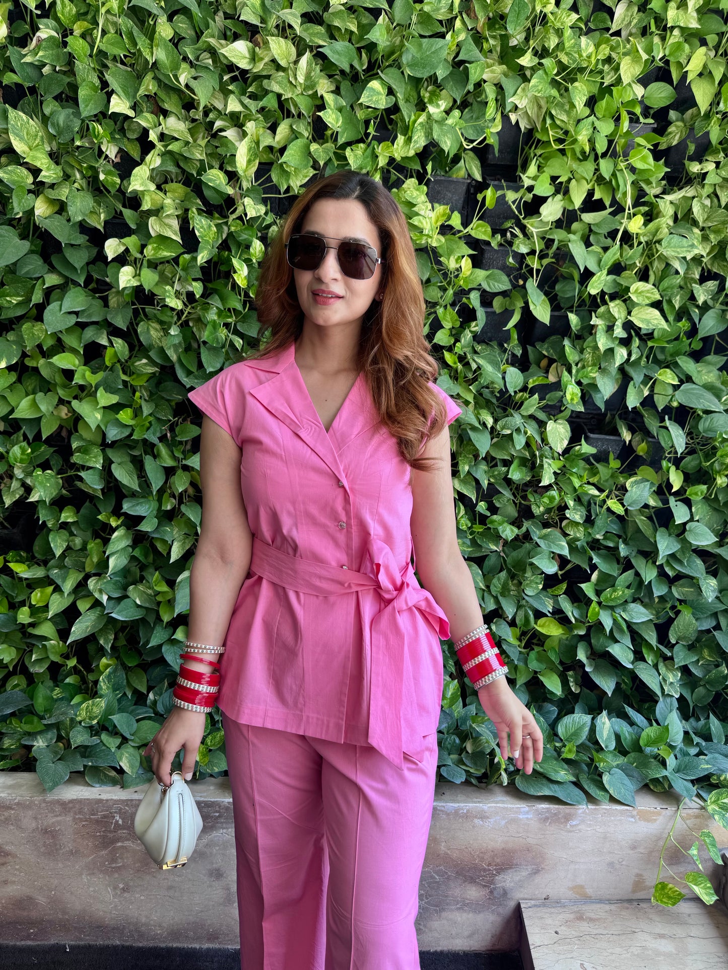 Hot Pink Elevated Co-ord Set