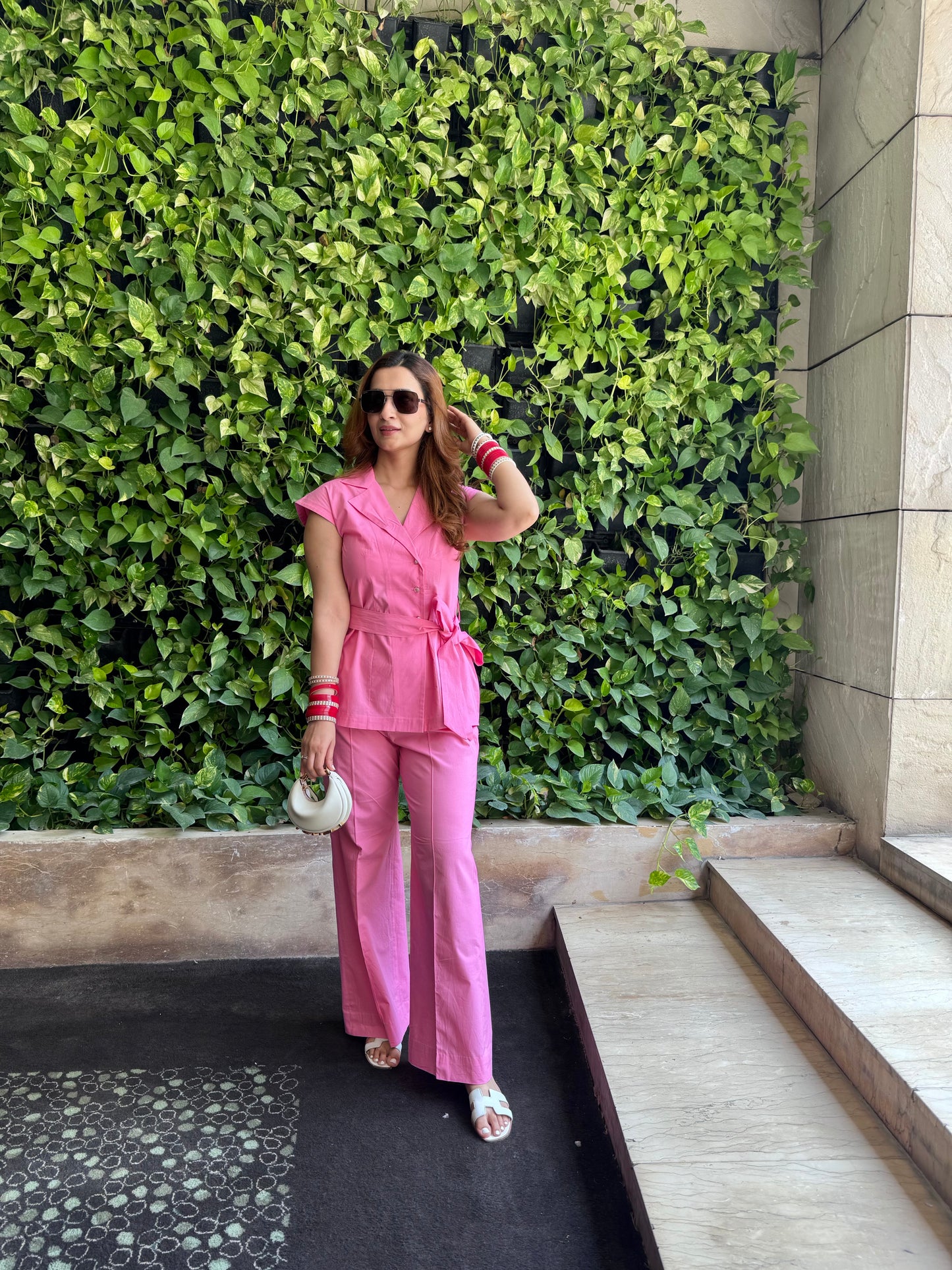 Hot Pink Elevated Co-ord Set