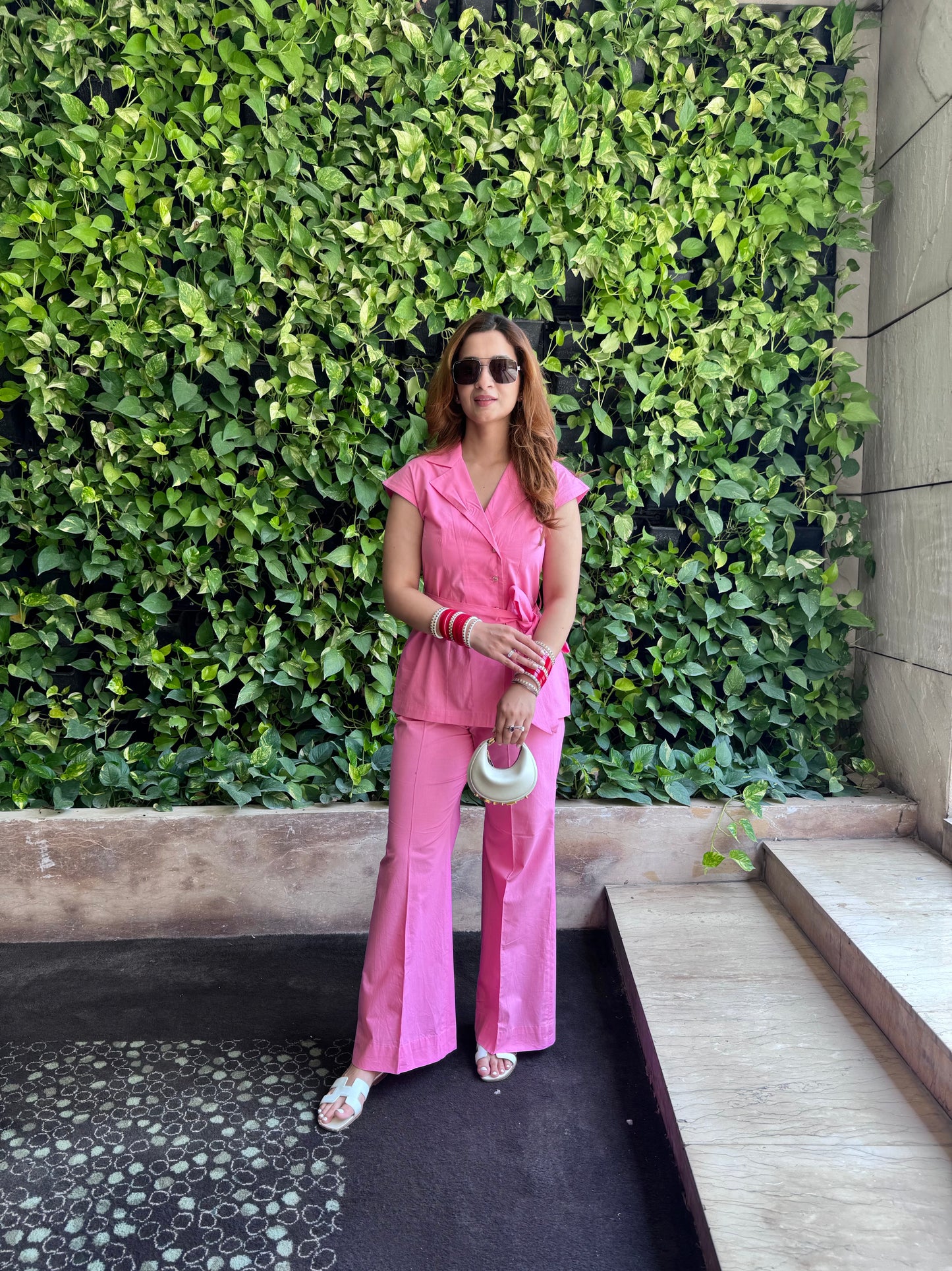 Hot Pink Elevated Co-ord Set