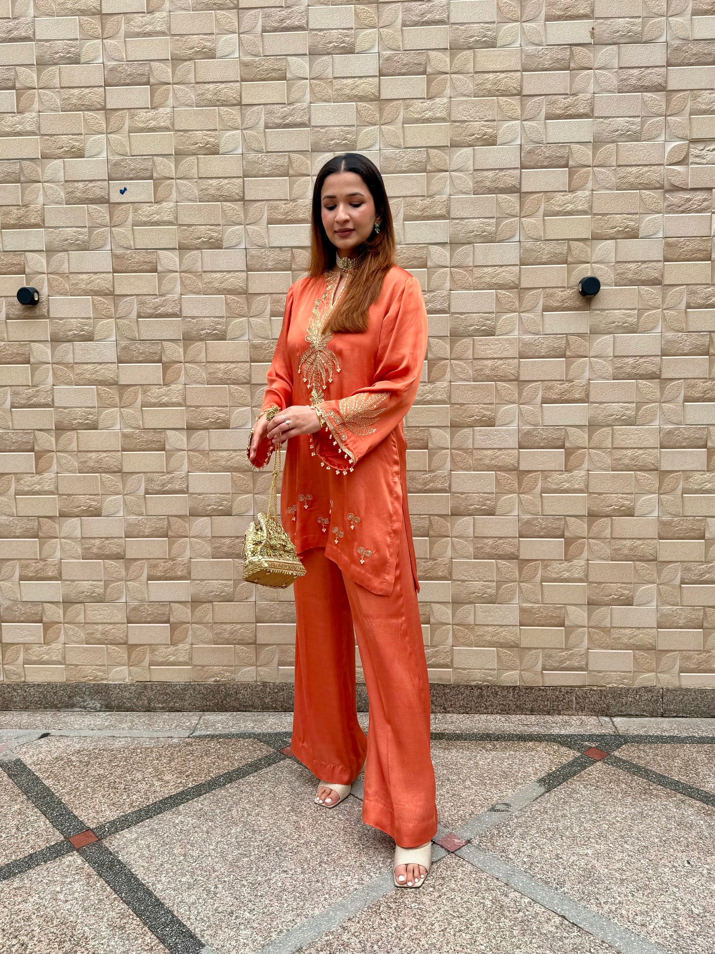 Ruiyan Co-ord Set (RUST)