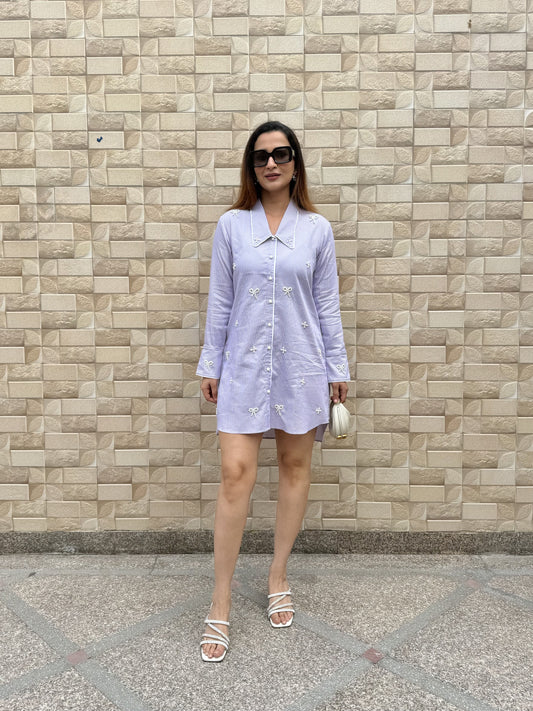 Lila Shirt Dress