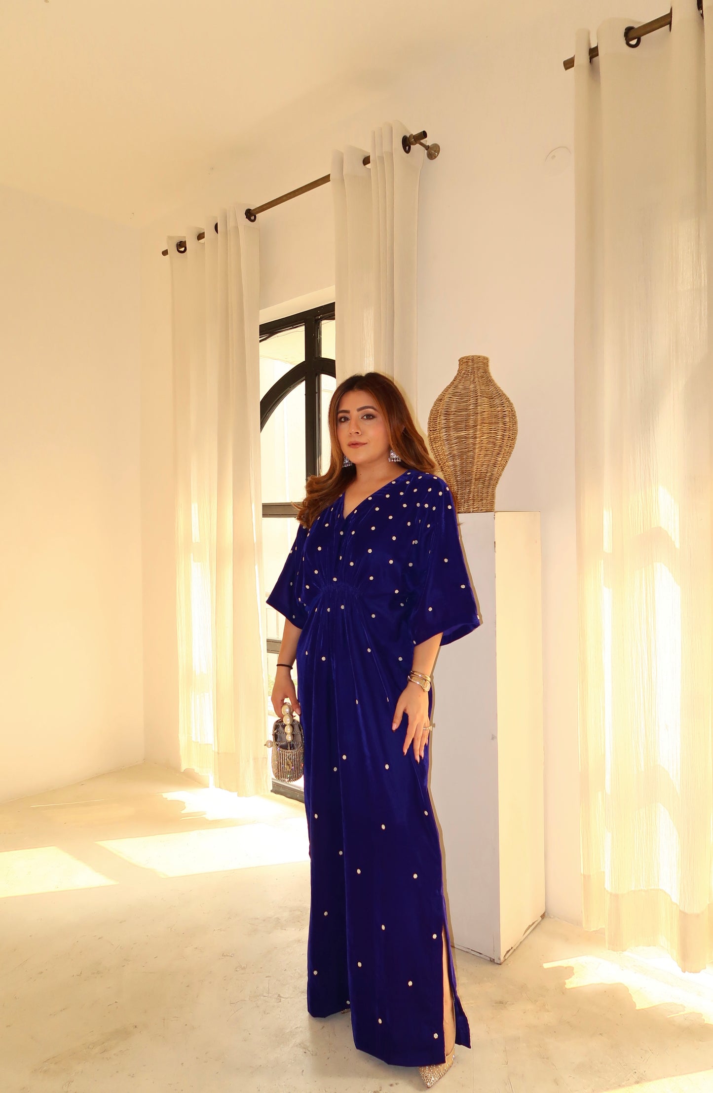 Anaya Kaftan (Electric Blue)