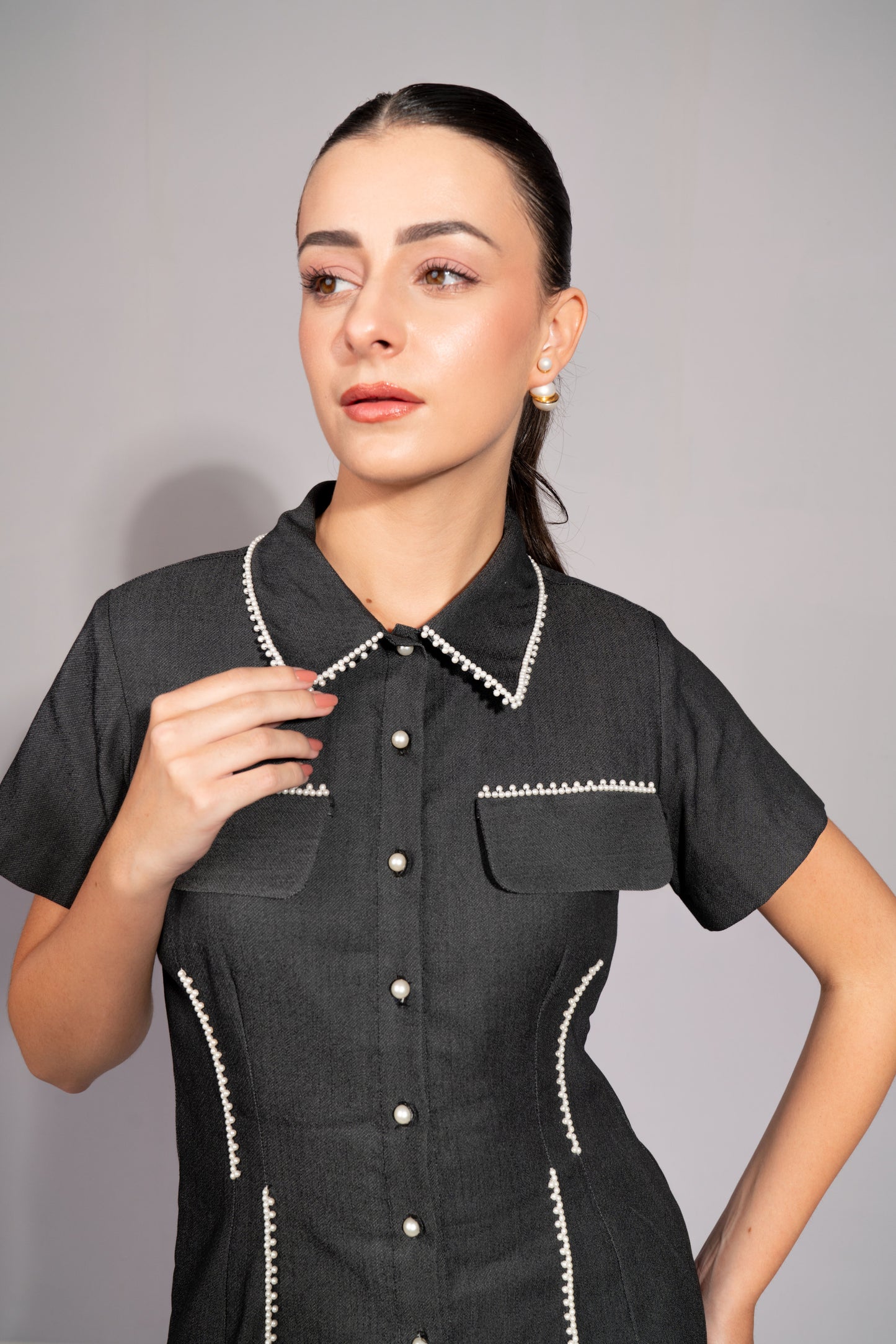 Reyna Pearl Dress