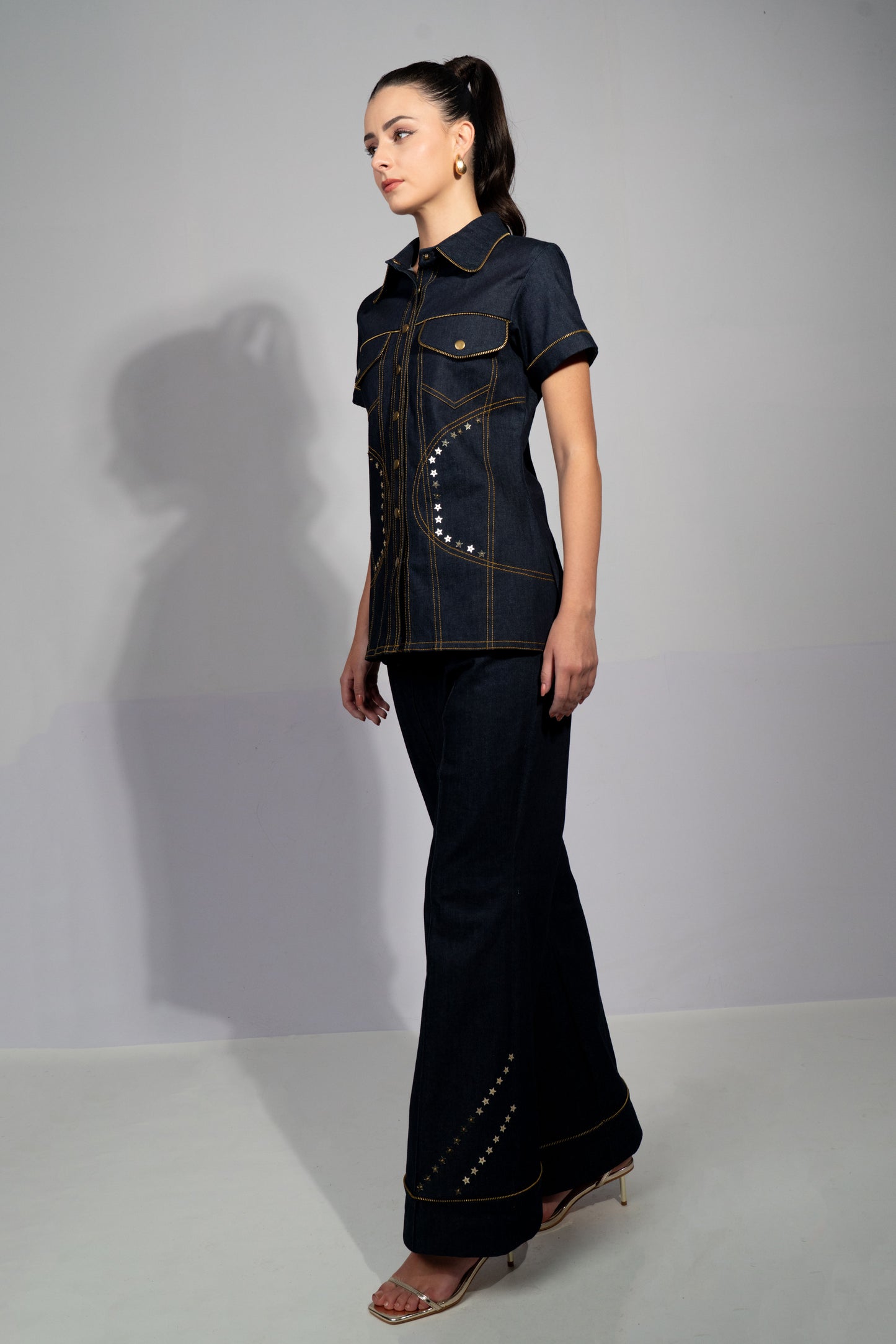 Starlight Denim Co-ord Pant