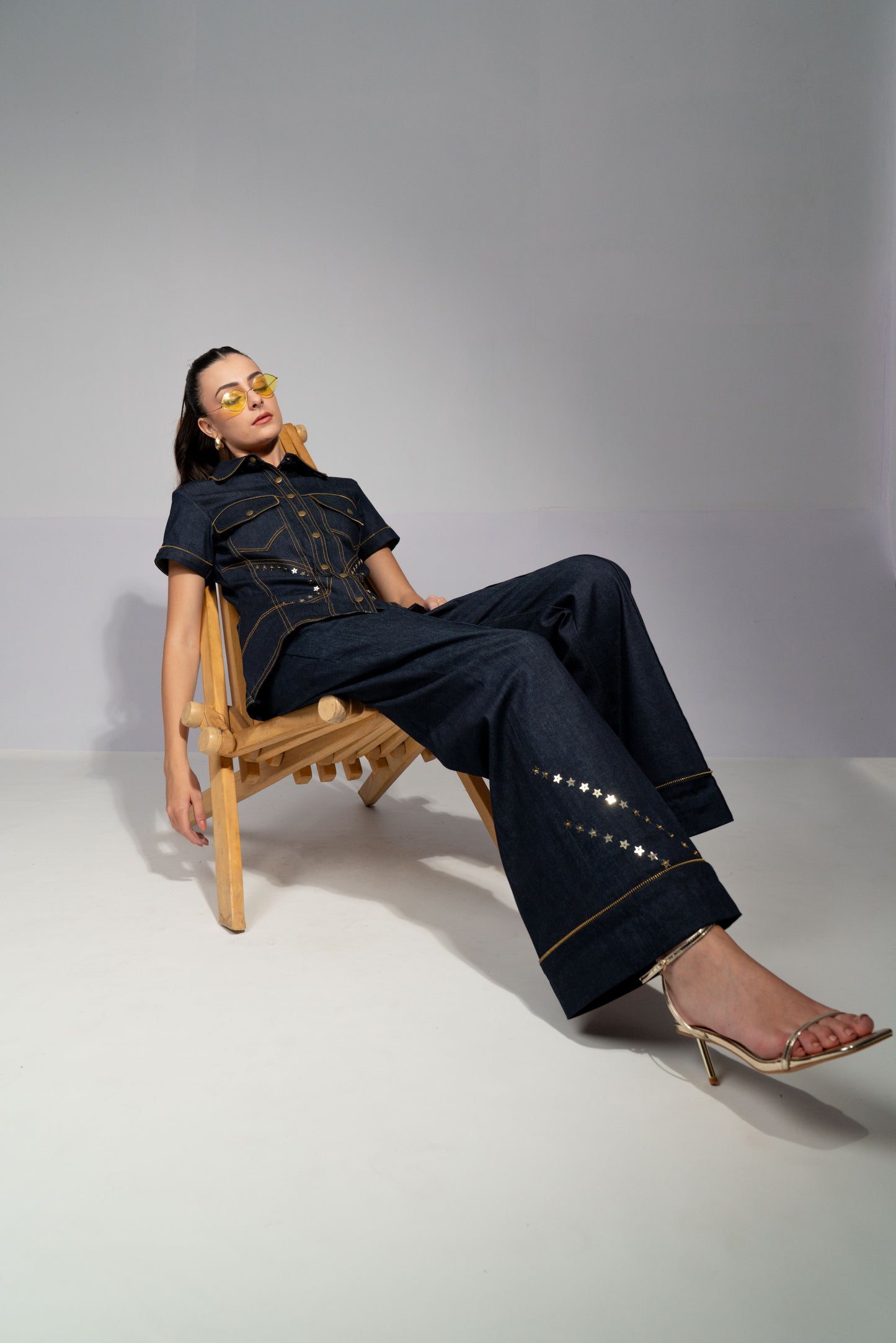 Starlight Denim Co-ord Pant