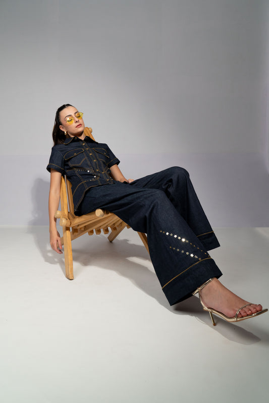 Starlight Denim Co-ord Pant